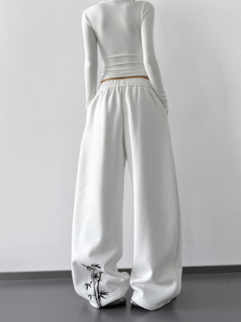 Naiste kõrge talje, sirged vabaaja püksid – sügis 2025