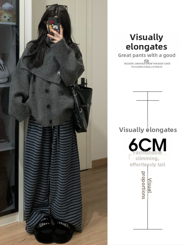 Naiste fleece vooderdusega püksid, laiad jalad, kõrge talje, vaba lõikega, talv 2025