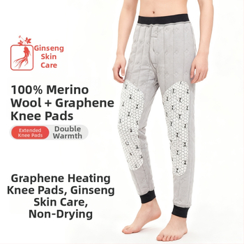 Unisex villased termopüksid sametvoodriga, 3-kihiline konstruktsioon, 95–100% vill, ekstra paks 501–600 g/m²