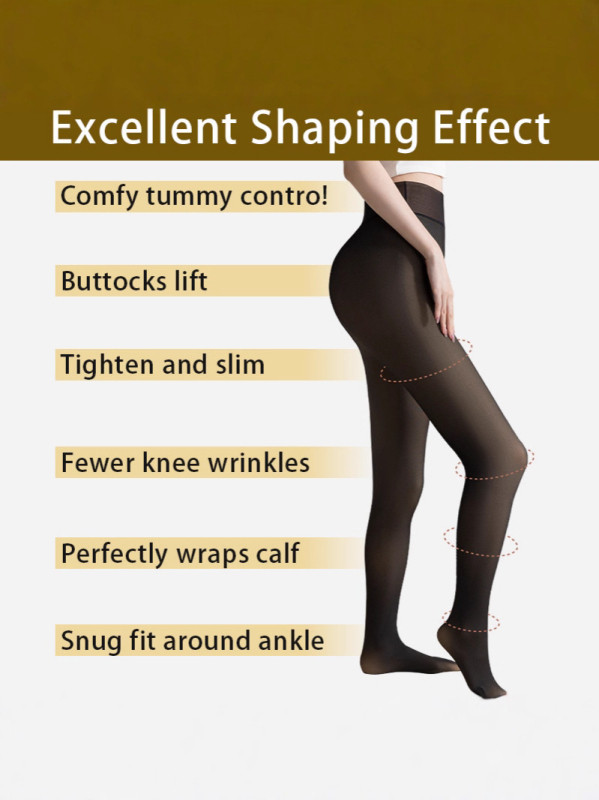 Καλσόν με επένδυση φλίς για χειμώνα, πολυεστερικό 70-80% περιεχόμενου, μεσαίας πυκνότητας, μονόχρωμο σχέδιο, διατηρεί τη θερμότητα