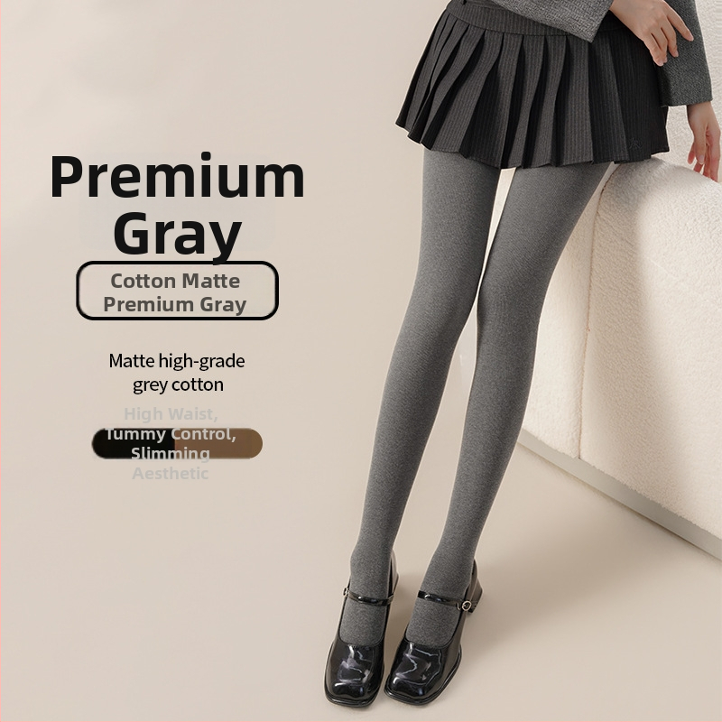 Fleecinės pamušalo leggingės su vertikaliomis juostomis, Nylon-Spandex audinys, klubų pakėlimas ir pilvo kontrolė