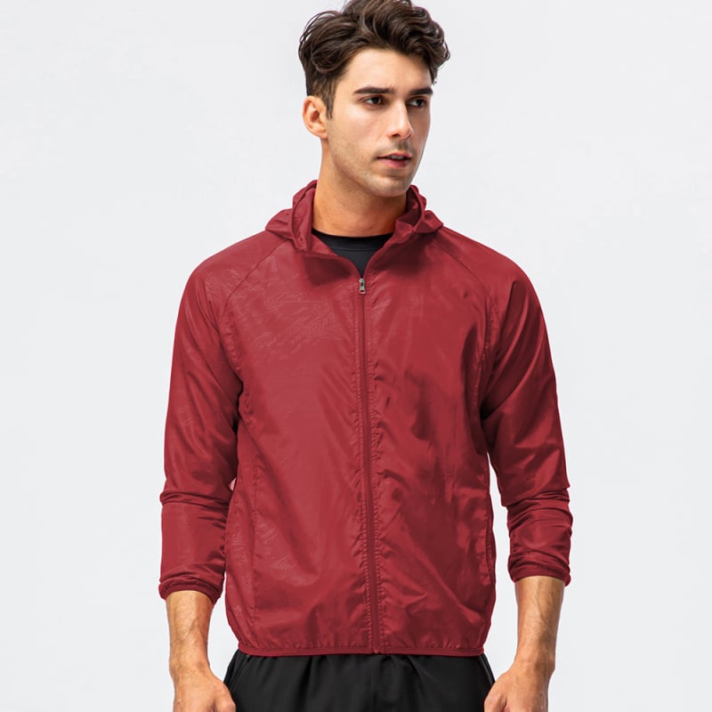 Yu'er Love Visose sezonose atsparus vandeniui, vėjo atsparus, su gobtuvu sportinis windbreaker iš poliesterio