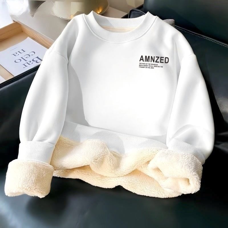 Džemperis su spauda raštu, poliesterio audinys, poliesterio pamušalas, ruduo, vyriškis