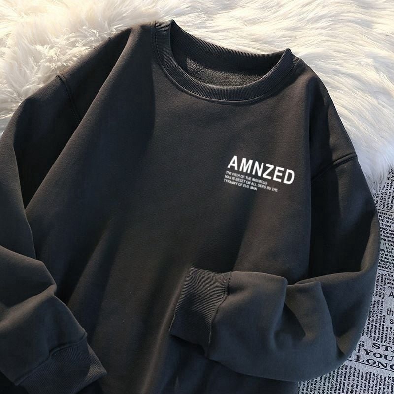 Džemperis su spauda raštu, poliesterio audinys, poliesterio pamušalas, ruduo, vyriškis