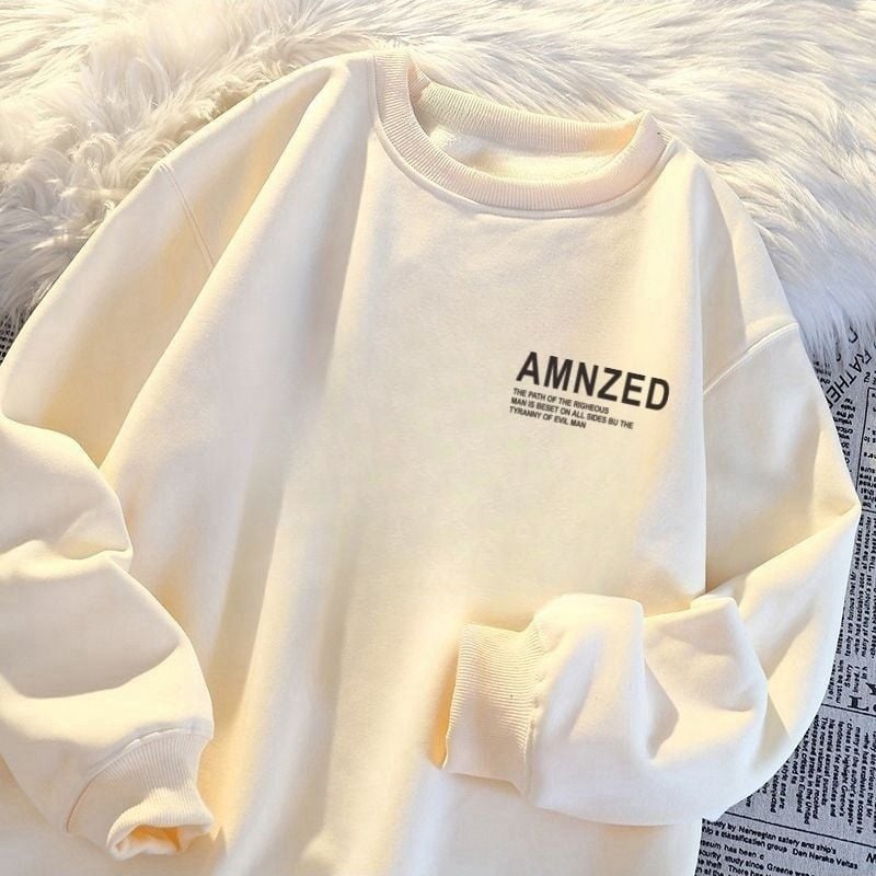 Džemperis su spauda raštu, poliesterio audinys, poliesterio pamušalas, ruduo, vyriškis