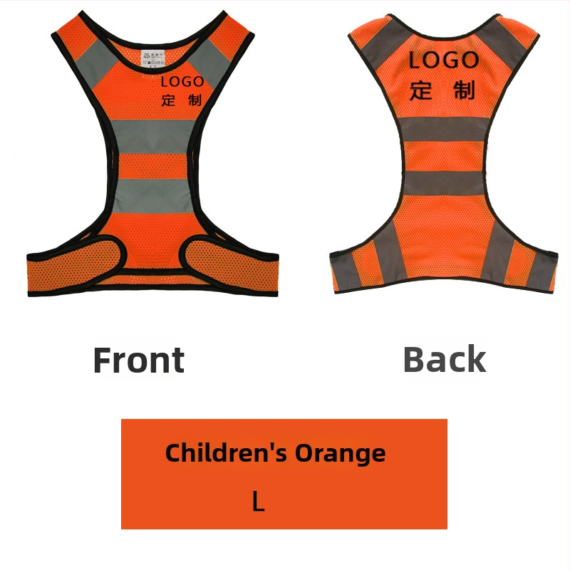 Apsauginė atšvaitinė liemenė tinklinės medžiagos naktiniam bėgimui ir dviračių važiavimui | tinklinė medžiaga; atšvaitinė juosta; modelis MAM-1028; prekinis ženklas mam-safety/Meianming; pritaikomas apdorojimas