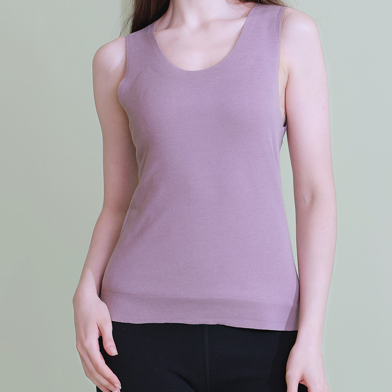 Unisex 100% villane termovest, õmblusteta, pullover stiilis, ümmarguse kaelusega, kahekihiline