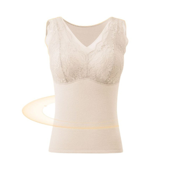 Naiste kasmiri-siidi termovest, fleece vooder, baaskiht, V-kaelus, 251–300 g/m²