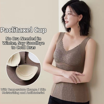 Naiste termovest millel on flisise sisemus, kõhu kontroll ja soojus, Derong kangas, V-kaelus, pullover