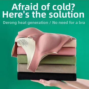 Naiste termiline vest rinnapadjadega, Cup-in disain, paks flīs vooder, Derong akrüül, isekülg, ükskihiline