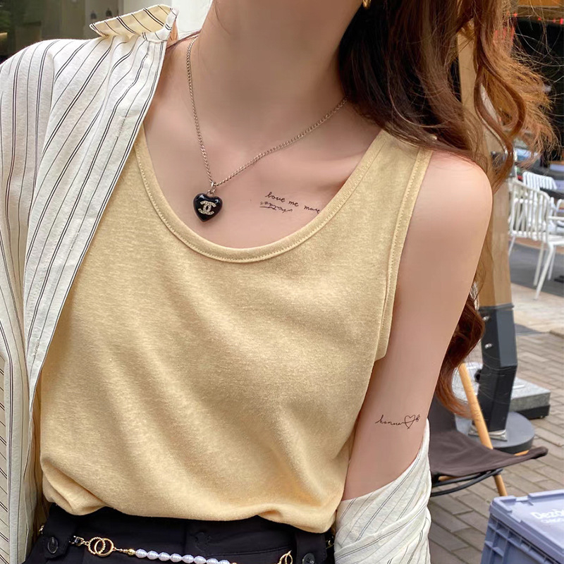 Laisvo kirpimo be rankovių kamizolas su dvigubomis petnešėlėmis, viskozės–rayono mišinys, viskozės kiekis 50–70%, mikroelastiškumas, ilgis 50–65 cm