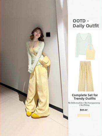 Moteriška halter kaklo camisole, siauras kirpimas, 95% medvilnė combed, vienalytė spalva, ilgis 50–65 cm, vasara 2025