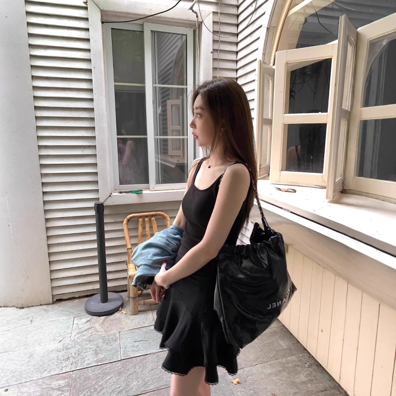 Top su krūties pagalvėlėmis, liesa kirpimo, medvilnės-viskozės mišinys, trumpas ilgis, hip-hop gatvės stilius