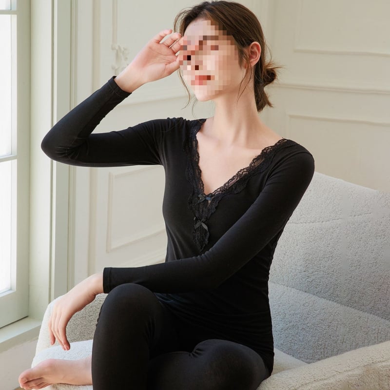 Chenille komplektas su 3/4 rankovėmis, Spandex 90–95% sudėtis.