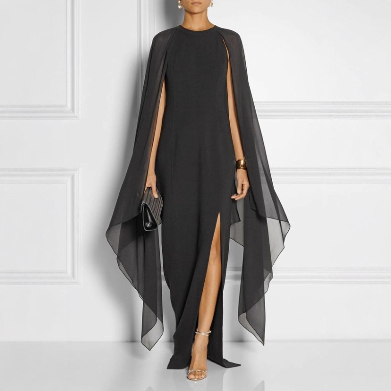 Plus-suuruse kleit, varrukateta, ümmarguse kaelusega, pliiatsisiluet, keskjoon, polüester-elastaanisegu