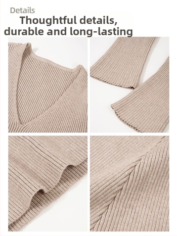 Sügisel-talvel kootud kleit V-kaelusega, A-liinis pikk kleit, elastne vöökoht, viskoosi–poliesteri kudum