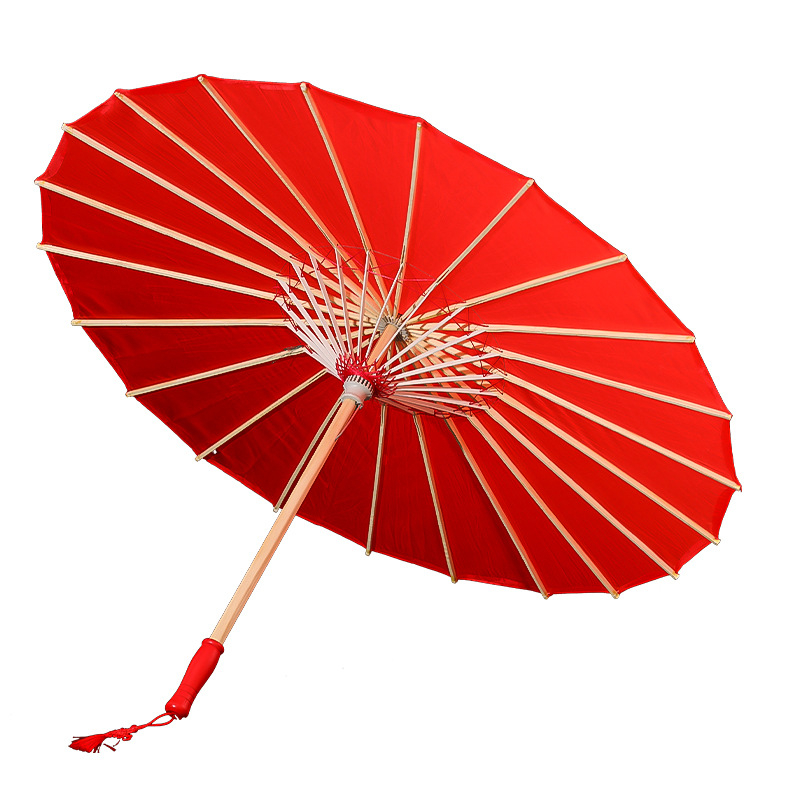 Naujas Kinų stiliaus vestuvinis skėtis, nuotakos fotos rekvizitas, šilko audinys, prekės ženklas Orange Nuoyi Bai, kategorija Laimingų žodžių, neimportuotas