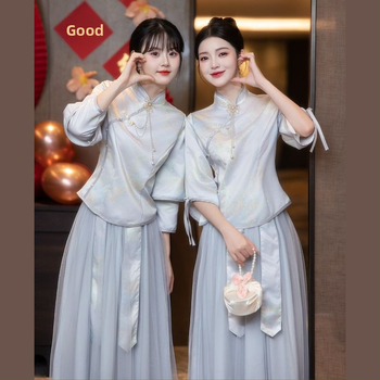 UNMUN jaunųjų suknelė — A linijos kirpimas, vienas petys, ilga sijona, Chenille audinys su elastanu, pavasaris 2025