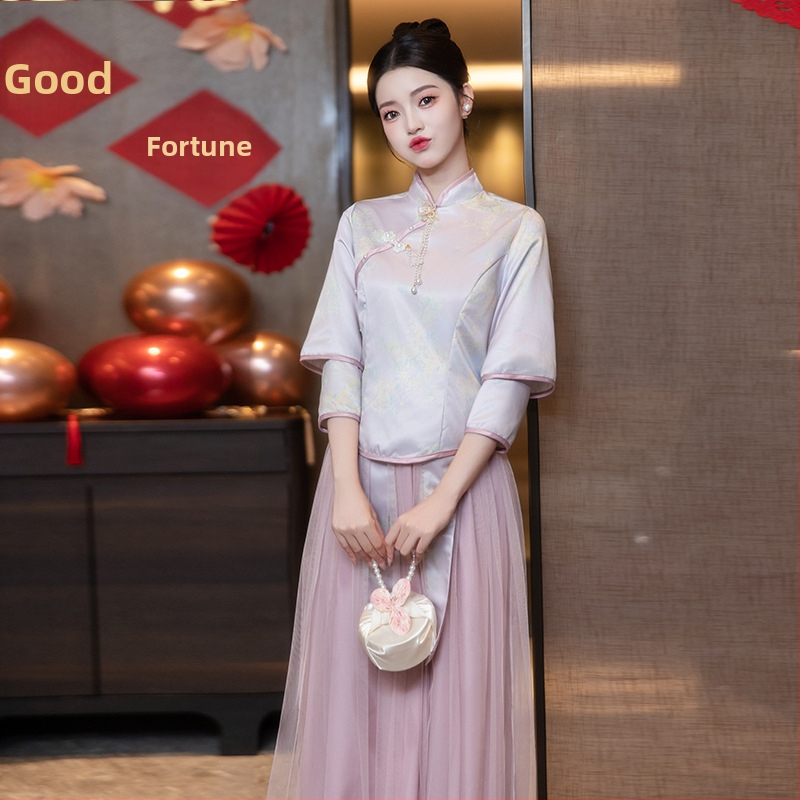 UNMUN jaunųjų suknelė — A linijos kirpimas, vienas petys, ilga sijona, Chenille audinys su elastanu, pavasaris 2025