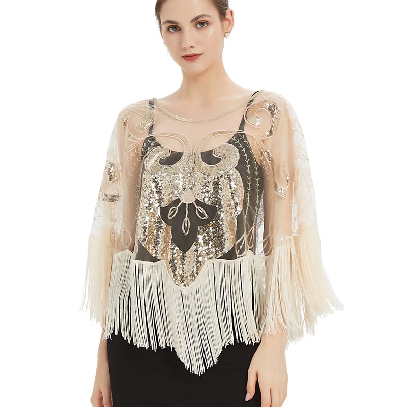 Moteriška sequin tinklinė suknelė su kutijomis – be rankovių, midi ilgis, halterio iškirptė, siuvinėta karoliukais, pamušalas 95%