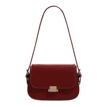 Moteriška crossbody rankinė – PU oda, miesto paprastumas, dangtelio uždarymas, mažas kvadratinis dizainas, telefono kišenė, pavasaris 2025