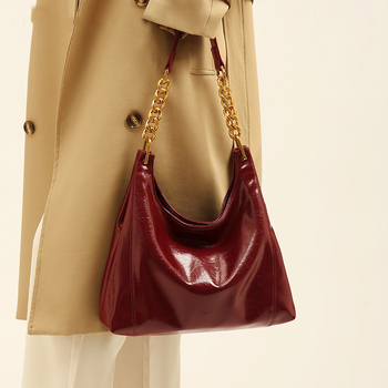 Miesto minimalistinio stiliaus Tote krepšys, PU medžiaga, Didelė Talpa, Poliesterio įdaila, Viena pečių dirželė