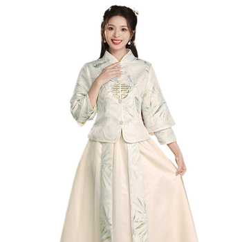 Pamergės suknelė, ilgomis rankovėmis, ilga suknelė, tinklinis audinys, stovinti apykaklė