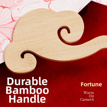 Popierinis rankinis ventiliatorius, bambuko skeletas, spauda, Nine-screen prekinis ženklas, nacionalinės krypties stilius