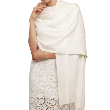 Moterų dirbtinio kašmyro šalikai — ilgas vestuvinis šalikas nuotakai ir pamainoms, visų sezonų aksesuaras