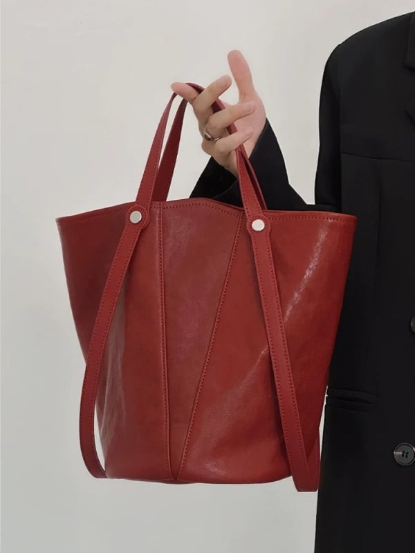 Kibirinė rankinė su vandens kibiro dizainu, PU medžiaga, poliesterio pamušalas, dvigubi pečių dirželiai — Kailudeng mw-678, 2025 m. vasara