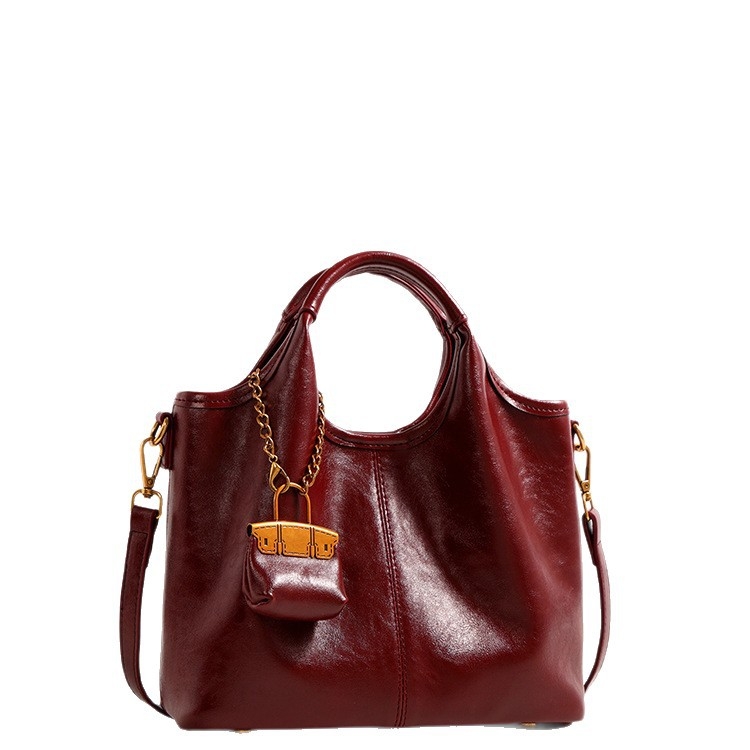 Miesto minimalistinis PU odos krepšys, užtrauktukas, poliesterio vidus, vienos peties dirželis, ruduo 2025