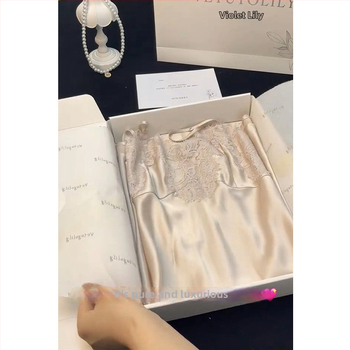 Korėjietiško stiliaus moterų slip suknelė, beRankovių, V kaklo iškirptė, 100% poliesteris, vidutinio svorio audinys, trumpas kirpimas