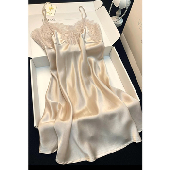 Korėjietiško stiliaus moterų slip suknelė, beRankovių, V kaklo iškirptė, 100% poliesteris, vidutinio svorio audinys, trumpas kirpimas