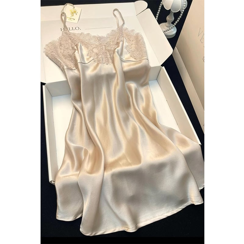 Korėjietiško stiliaus moterų slip suknelė, beRankovių, V kaklo iškirptė, 100% poliesteris, vidutinio svorio audinys, trumpas kirpimas