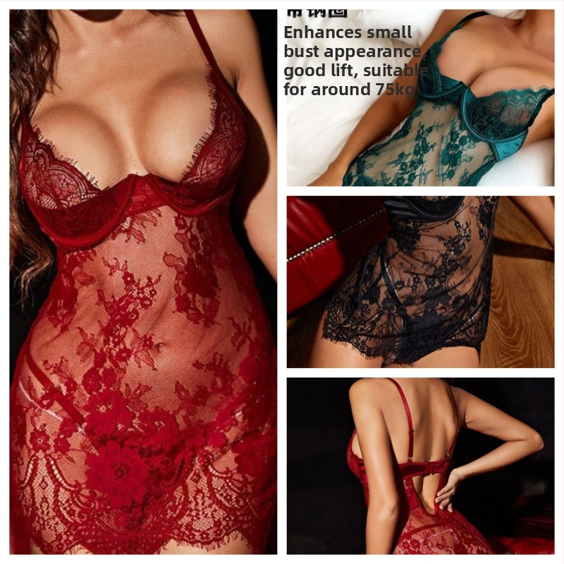 Nėrinių suknelė su dirželiais, poliesteris 95–100%, plonas audinys 101–120 g/m², 2023 m. pavasaris