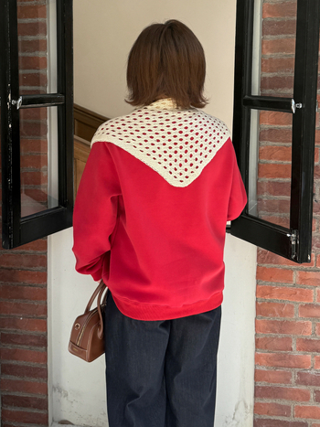 Nuimamas tinklinis šalikė su gobtuvu, stora fliselino įdėklė, medvilnės-poliesterio mišinys