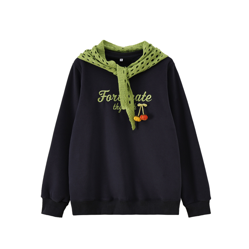 Nuimamas tinklinis šalikė su gobtuvu, stora fliselino įdėklė, medvilnės-poliesterio mišinys