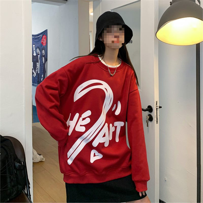 Moterų didelio dydžio striukė su fleece pamušalu Chenille audinyje, Spandex <30%, apvalus kaklas, 3/4 rankovės, japonų/korejiečių laisvalaikio stilius, pavasaris 2025