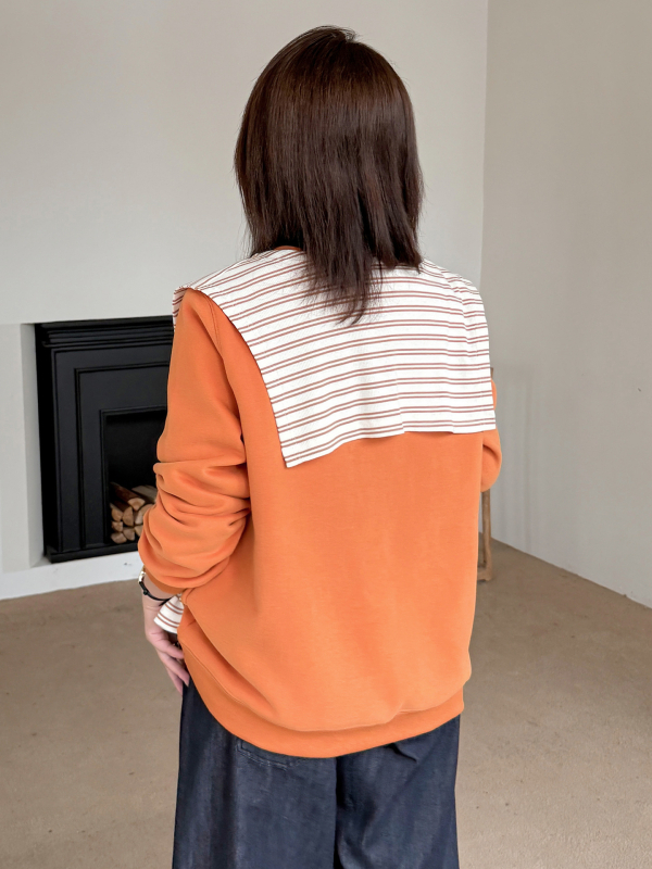 Didelio dydžio moterų gobtuvuotas fliso džemperis – 240 g polar fleece, medvilnės-poliesterio mišinys (50–70% medvilna, 30–50% poliesteris), storesnis, vidutinio ilgio, ilgomis rankovėmis, kasdienis korejiečių-japonų stilius, žiema 2025