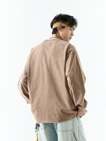 Ανδρικό φούτερ, 100% βαμβάκι, μακριά μανίκια, στρογγυλός λαιμός, τυπωμένο σχέδιο