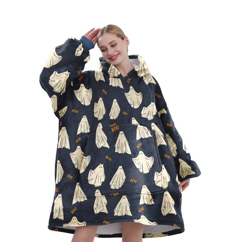 Red ti Medvilninės chalatas su koraliniu fleece