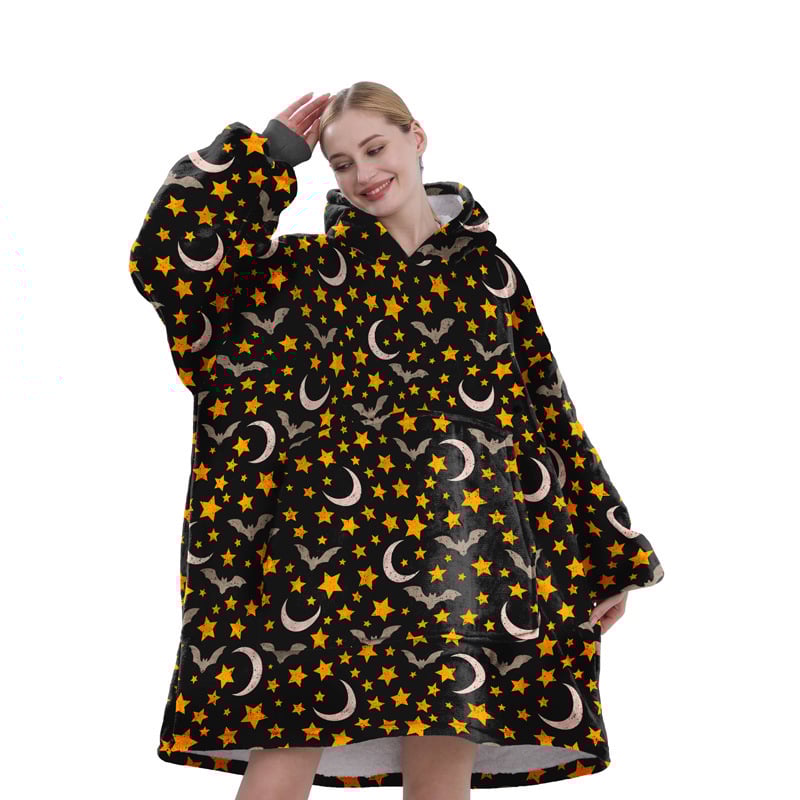 Red ti Medvilninės chalatas su koraliniu fleece