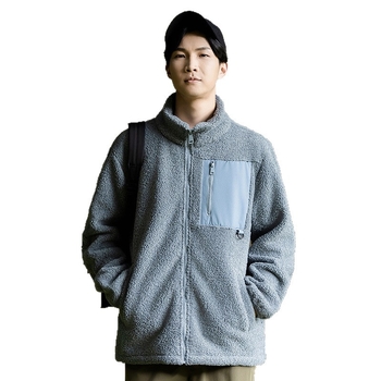 Unisex fliso striukė kardigan stiliaus, žiemai ir rudeniui, fliso pamušalas, be gobtuvo