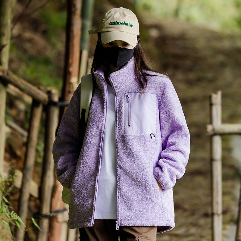 Unisex fliso striukė kardigan stiliaus, žiemai ir rudeniui, fliso pamušalas, be gobtuvo