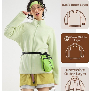 Flisinė striukė Unisex, be gobtuvo, koralo fliso pamušalas, 100% pūkų užpildas, sintetinių pluoštų mišinys