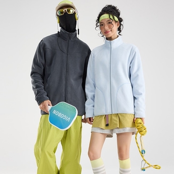 Flisinė striukė Unisex, be gobtuvo, koralo fliso pamušalas, 100% pūkų užpildas, sintetinių pluoštų mišinys