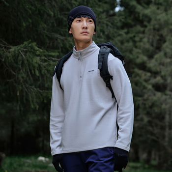 Vyrų fleece striukė be gobtuvo, fliso audinys, pamušalas fleece, Stilius 11331011, Žiema/Ruduo