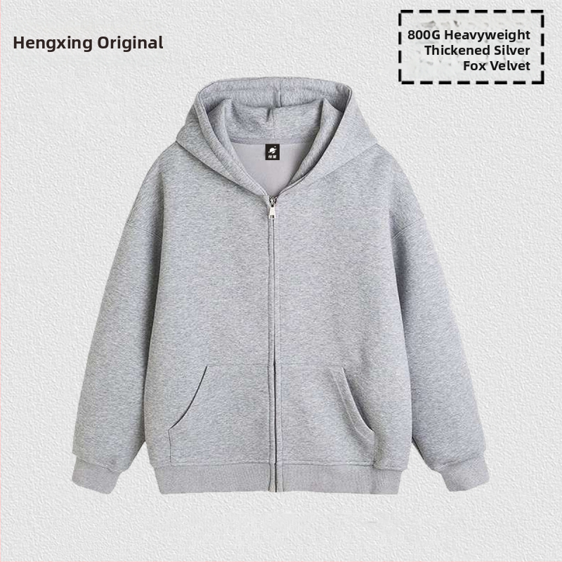 Kapučių su užtrauktuku džemperis iš corduroy audinio, triušio kailio mišinys ≥96%, storis 300 g/m², vyriški