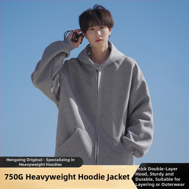 Kapučių su užtrauktuku džemperis iš corduroy audinio, triušio kailio mišinys ≥96%, storis 300 g/m², vyriški