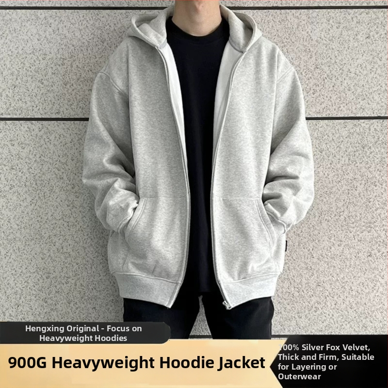 Kapučių su užtrauktuku džemperis iš corduroy audinio, triušio kailio mišinys ≥96%, storis 300 g/m², vyriški